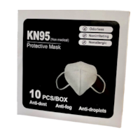 MASCARA KN95 PRETA CX C/10