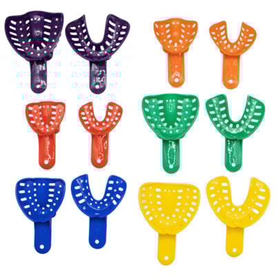 MOLDEIRA 6B KIT C/ 12 Plastica Perfurada
