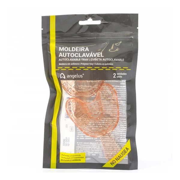 Moldeira Total Perfurada Adulto Plástico N°2 - Angelus