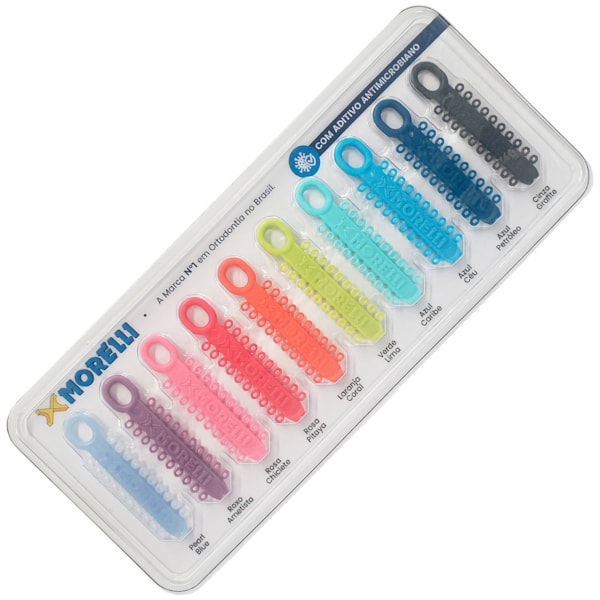 Mostruario De Cores P/Lig Elasticas Antimicrobianas - Morelli