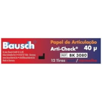 Papel Carbono Arti-Check 40 Micras BK 3080 - Bausch