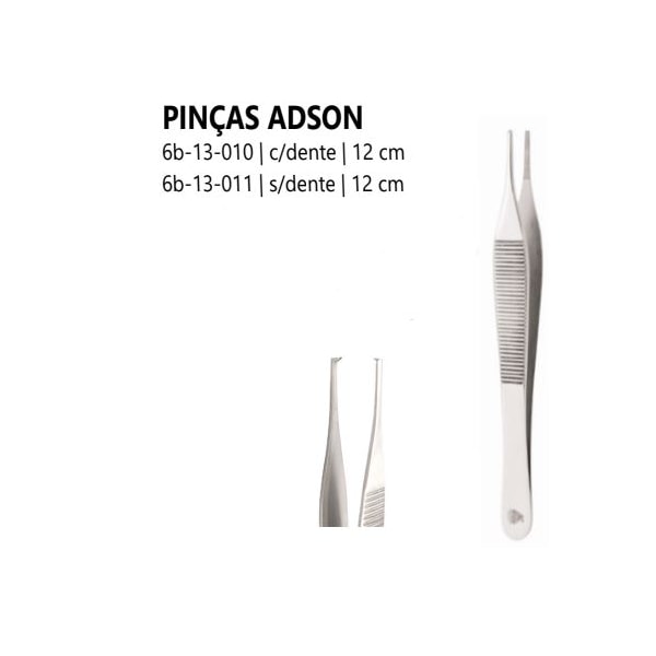 PINCA 6B ADSON 12cm S/ DENTE