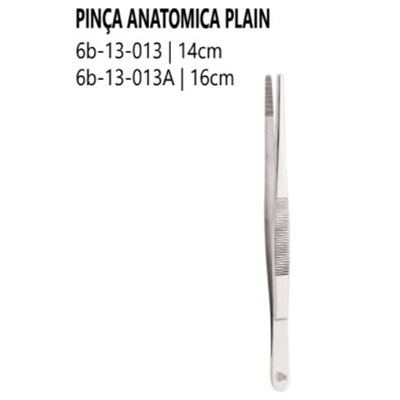 Pinça Anatomica Plain - 6B Invent