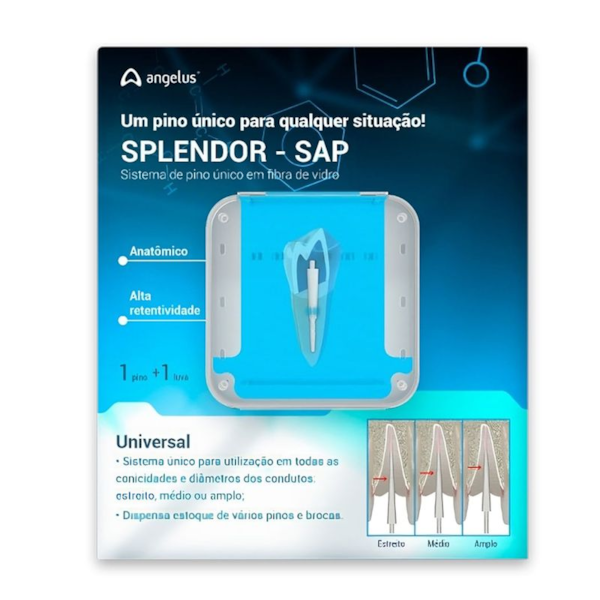 Pino Splendor SAP com 1 pino e 1 luva - Angelus