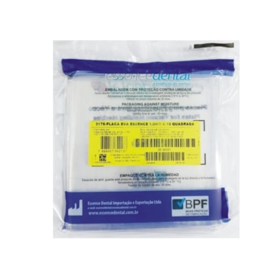 PLACA CLAREAR VH SILICONE 1,0mm c/ 10 QUADRADA