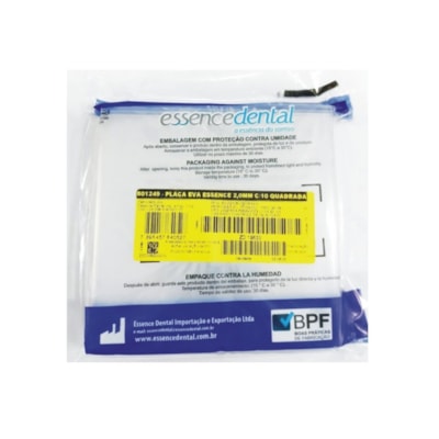 PLACA CLAREAR VH SILICONE 2,0mm c/ 10 QUADRADA