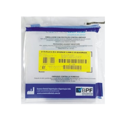PLACA CLAREAR VH SILICONE 3MM C/5 QUADRADA