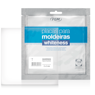 Placa em EVA para Moldeira Whiteness Quadrada  - FGM 