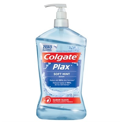 PLAX ENXAGUANTE BUCAL KIT COLGATE 2000ml SOFT MINT