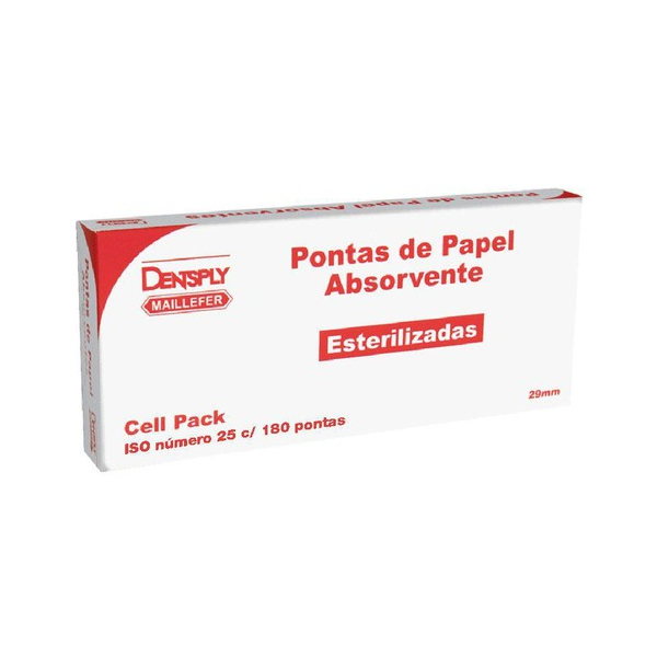 Ponta de Papel Absorvente Cell Pack Maillefer - Dentsply