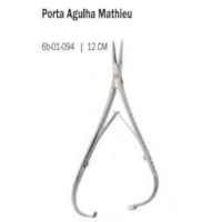 PORTA AGULHA 6B MATHIEU 14,5cm c/ Furado