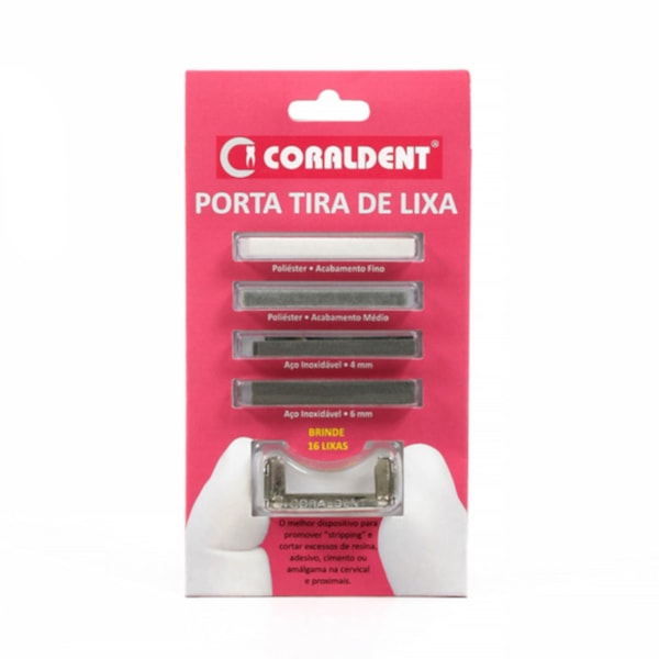 Porta Tiras de Lixa - Coraldent