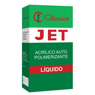 Resina Acrílica Autopolimerizável Jet Líquido 120ml - Clássico