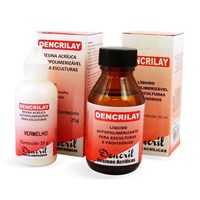 Resina Acrílica Dencrilay Kit Vermelho - Dencril