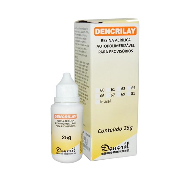 Resina Acrílica Dencrilay Pó - Dencril
