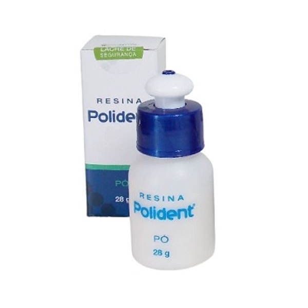 RESINA POLIDENTAL COR VERMELHO- 28G
