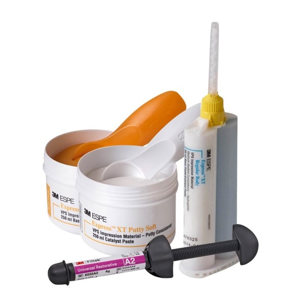 Silicone de Adição 3M Express XT B/V + Resina Filtek Universal - Solventum