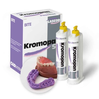 SILICONE DE ADIÇÃO KROMOPAN SIL BITE FLUIDO LASCOD LABORDENTAL