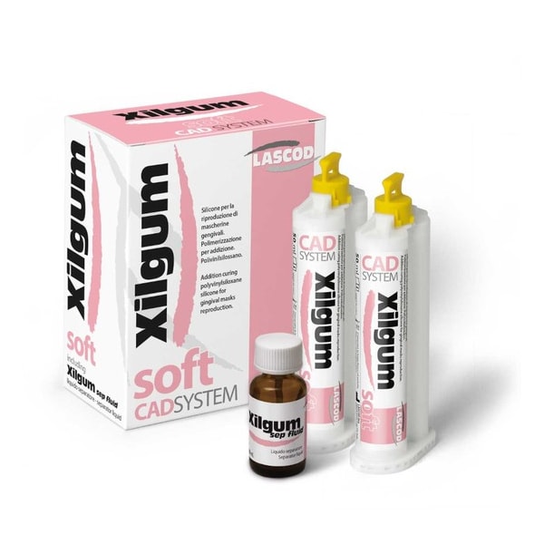 SILICONE DE ADIÇÃO XILGUM SOFT 2X50ML LASCOD LABORDENTAL