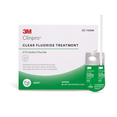 Verniz de Flúor 3M Clinpro Clear Tratamento de Flúor - Solventum